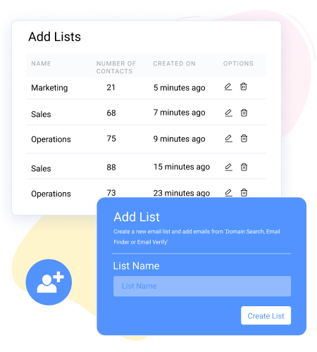 contact lists