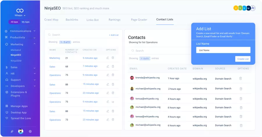 seo tool leave note